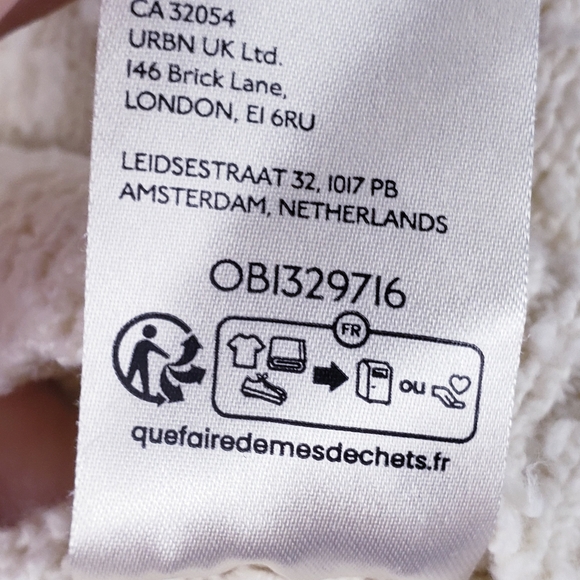 Free People Found My Friend Cardi Cardigan Sweater Cream Women's Large OB1329716 - Picture 12 of 15